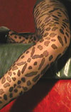 Tigress pattern Stay Up Stockings